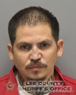 Mugshot of ALEX NUNEZ RODRIGUEZ booked in Lee County, Florida on July 8, 2026