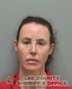 Mugshot of MEGHAN VANDEUSEN SPEAR booked in Lee County, Florida on July 8, 2026