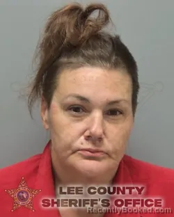 Mugshot of SARAH PATRICIA ALLEN booked in Lee County, Florida on July 8, 2026