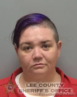 Mugshot of DEANNA MARIE WARD booked in Lee County, Florida on July 8, 2026