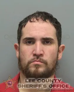 Mugshot of JOSE ENRIQUE MEDINA booked in Lee County, Florida on July 8, 2026