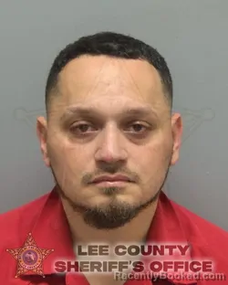 Mugshot of PEDRO ARISTA FLORES booked in Lee County, Florida on July 8, 2026