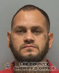 Mugshot of MARC ANTHONY ORTIZ booked in Lee County, Florida on July 8, 2026