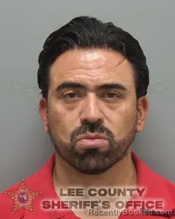 Mugshot of FRANCISCO JAVIER CHAPARRO-ARAUS booked in Lee County, Florida on July 8, 2026