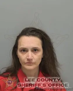 Mugshot of MYLENA DIANE GREEN booked in Lee County, Florida on July 8, 2026