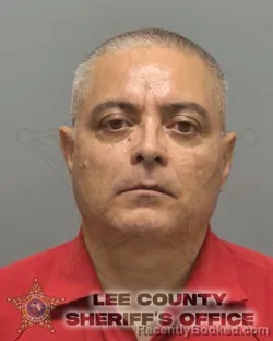 Mugshot of EDUARDO DANILO PINO booked in Lee County, Florida on July 9, 2026