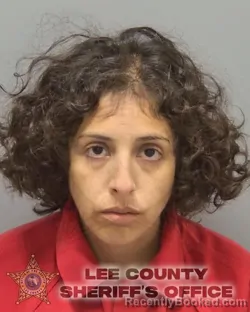 Mugshot of RACHEL MADRIGAL booked in Lee County, Florida on July 9, 2026