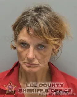Mugshot of HOLLY MARGARET NEWGARD booked in Lee County, Florida on July 9, 2026