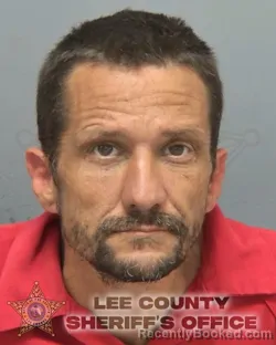 Mugshot of JOSEPH STEPHEN ALBRIGHT booked in Lee County, Florida on July 9, 2026