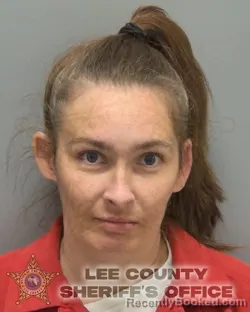 Mugshot of TIFFANY DAWN MEYERS booked in Lee County, Florida on July 9, 2026