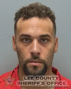 Mugshot of ANGEL JOSUE SANTOS DIAZ booked in Lee County, Florida on July 9, 2026