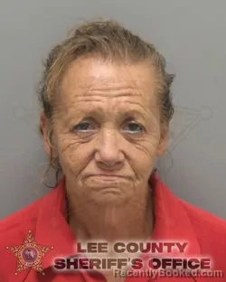 Mugshot of SALLY DALE ELKINS booked in Lee County, Florida on July 9, 2026