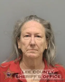 Mugshot of DIANE EVELYN KNIGHT booked in Lee County, Florida on July 10, 2026