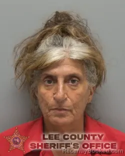 Mugshot of ANDREA ANGELIA ABATISTI booked in Lee County, Florida on July 10, 2026