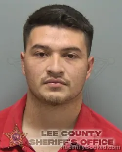 Mugshot of DEVIN ISAAC ROJAS booked in Lee County, Florida on July 11, 2026