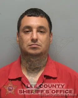 Mugshot of JOE MANUEL JR LARA booked in Lee County, Florida on July 11, 2026