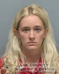 Mugshot of GABRIELLA HAZEL HESS booked in Lee County, Florida on July 12, 2026