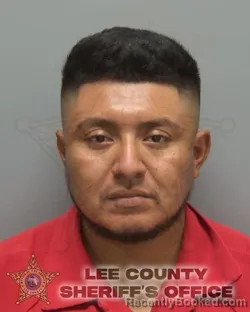 Mugshot of ORBELIO LOPEZ HERNANDEZ GARCIA booked in Lee County, Florida on July 12, 2026