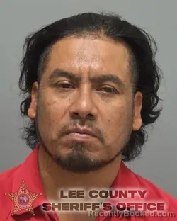 Mugshot of RAMON GUADALUPE MONTOYA-MARTINEZ booked in Lee County, Florida on July 12, 2026