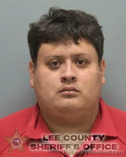 Mugshot of ROGELIO JR HERNANDEZ booked in Lee County, Florida on July 12, 2026