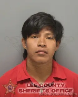 Mugshot of WILDER JUAN EDISON TZOY TOJIN booked in Lee County, Florida on July 12, 2026