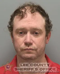 Mugshot of SHAWN TIMOTHY WARRINGTON booked in Lee County, Florida on July 13, 2026