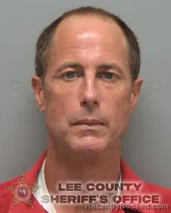Mugshot of RYAN MICHAEL KERCE booked in Lee County, Florida on July 13, 2026