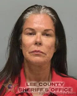 Mugshot of HEATHER VAUX booked in Lee County, Florida on July 13, 2026