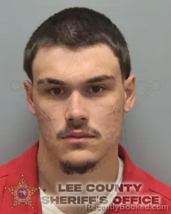 Mugshot of JAYDIN CHASE KEMPTON booked in Lee County, Florida on July 14, 2026