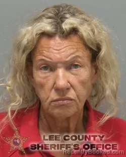 Mugshot of DAWN YOUNGQUEST WARD booked in Lee County, Florida on July 14, 2026