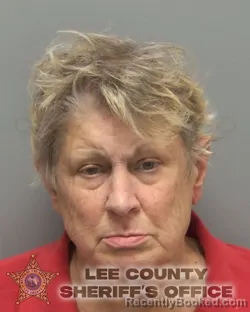 Mugshot of JOAN ELIZABETH OHAVER booked in Lee County, Florida on July 14, 2026