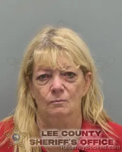 Mugshot of LYNN MARIE ATKINSON booked in Lee County, Florida on July 14, 2026