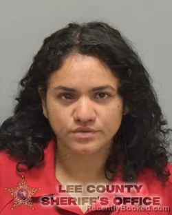 Mugshot of HILDA OROZCO REYES booked in Lee County, Florida on July 15, 2026