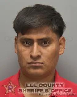 Mugshot of MARLON VICENETE PELICO booked in Lee County, Florida on July 21, 2026