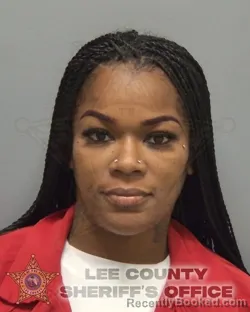 Mugshot of SHANICE DUANNA STEWART booked in Lee County, Florida on July 23, 2026
