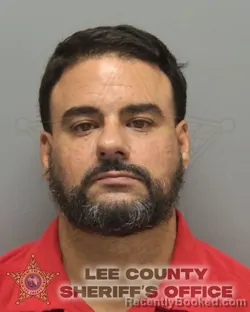 Mugshot of Bryan Acosta booked in Lee County, Florida on July 31, 2026