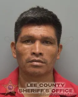 Mugshot of Rafael Velasco Velasco booked in Lee County, Florida on July 31, 2026