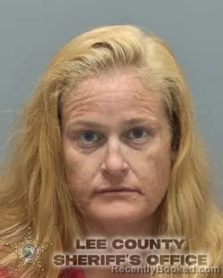 Mugshot of Cecilia Skye Cross booked in Lee County, Florida on July 31, 2026