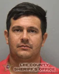Mugshot of Lebix Aniel Chavaria Sanchez booked in Lee County, Florida on July 31, 2026