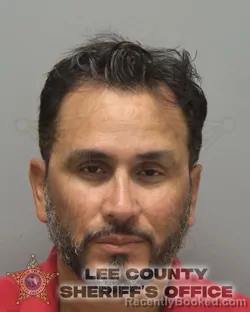 Mugshot of Lupe Jr Estrada booked in Lee County, Florida on July 31, 2026