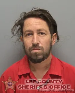 Mugshot of Todd Robert Alander booked in Lee County, Florida on July 31, 2026