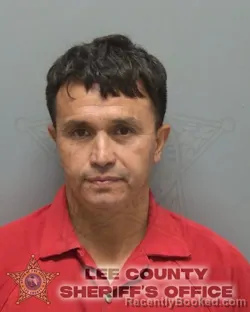 Mugshot of Jose Manuel Diaz Montion booked in Lee County, Florida on July 31, 2026