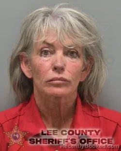 Mugshot of Gayle Ashbridge booked in Lee County, Florida on July 31, 2026