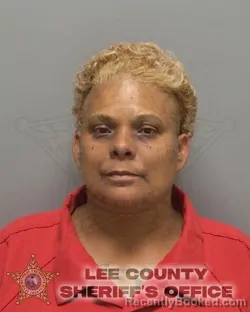 Mugshot of Dorothy Michelle Williams booked in Lee County, Florida on July 31, 2026