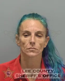 Mugshot of Danielle Nichole Arledge booked in Lee County, Florida on August 1, 2026