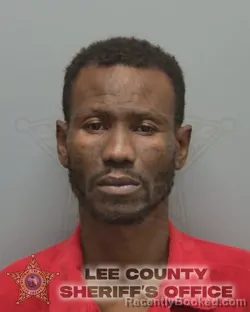 Mugshot of Rodley Baptiste booked in Lee County, Florida on August 1, 2026