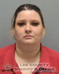 Mugshot of Nicole Mia Anguiano booked in Lee County, Florida on August 1, 2026