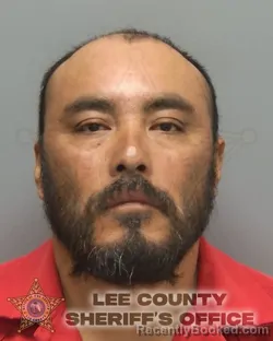 Mugshot of Juan Carlos Suarez Suarez booked in Lee County, Florida on August 1, 2026