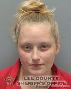 Mugshot of Deja Skye Stowe booked in Lee County, Florida on August 1, 2026