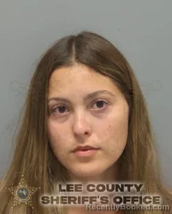 Mugshot of Ana Gabriela Wolfermann booked in Lee County, Florida on August 1, 2026